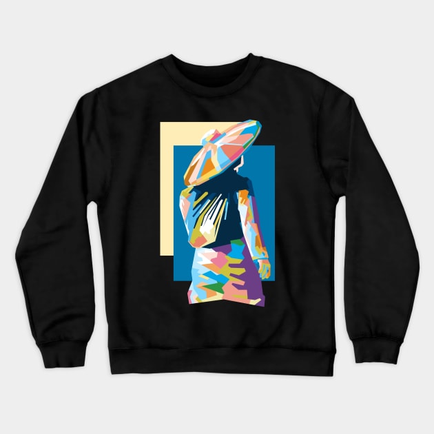 Baduy Women and Indonesian culture in WPAP Crewneck Sweatshirt by smd90